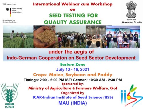 International Webinar on Seed Testing for Quality Assurance with Participants of the Eastern Zone of India